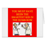 a stupid  insult cards