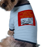 a stupid  insult pet tee shirt