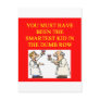 a stupid  insult postcard