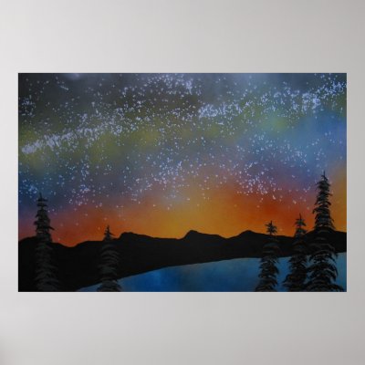 A Summer's Eve at Lake Tahoe Posters by artist318