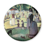 A Sunday Afternoon on La Grande Jatte by Seurat Refrigerator Magnet