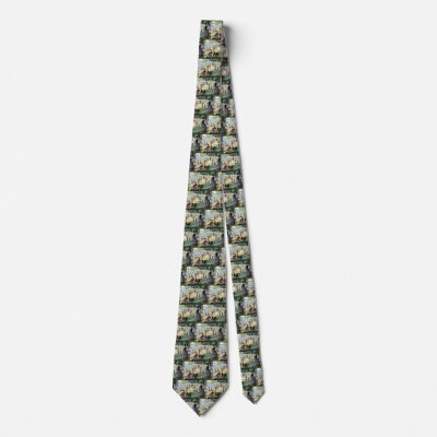 A Sunday Afternoon on La Grande Jatte by Seurat Custom Ties by MasterpieceCafe