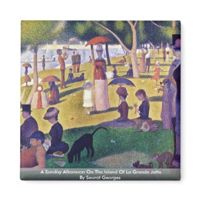 A Sunday Afternoon On The Island Magnet by Artcollection