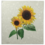 A Sunflower Mummy's Love Napkins