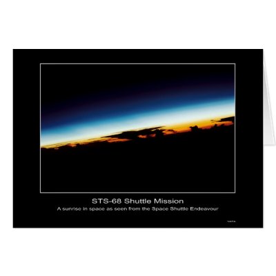 A sunrise seen from the Space Shuttle Endeavour by Space_Exploration