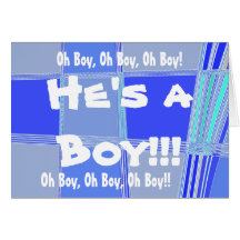 a super boy baby card