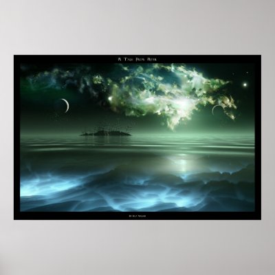 A Tale from Afar Print by inganielsen