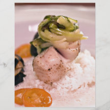 A tasty shot of fish with rice flyers