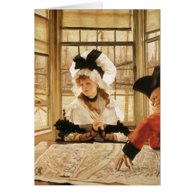 A Tedious Story by James Tissot by MasterpieceCafe