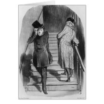 A tenant who owes three terms greeting cards