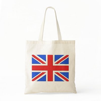 A textured Union Jack flag. Tote Bag by Eggznbeenz