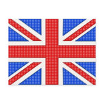 A textured Union Jack flag. Post Cards