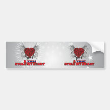 A Thai Stole my Heart Bumper Stickers