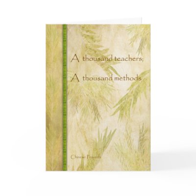 A Thousand Teachers Greeting Card by EHPlesser