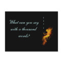 A Thousand Words - Fire postcards