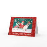 A Three Pug Christmas cards