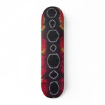 A Tie Dye Skateboard - Tiki Lines