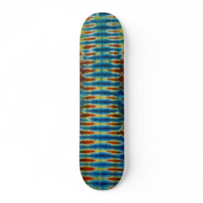 A Tie Dye Skateboard Vert Stripe by mrtiedye