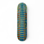 A Tie Dye Skateboard Vert Stripe