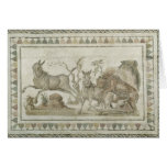 A tiger attacking two onagers card