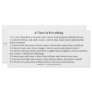 A Time for Everything Prayer Card Full Color Rack Card