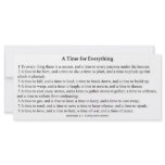 A Time for Everything Prayer Card rack cards