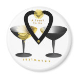 "A Toast For Soulmates"* Magnet