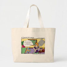 "A Touch of Humour" Spatula Massage Comic Tote Bag