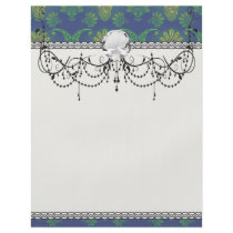 a touch of peacock damask design full colour flyer