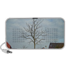 A tree without leaves under the sky mp3 speakers