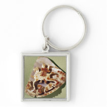 A triumphant emperor trampling barbarians keychains