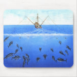 A Trolling Boat mousepads