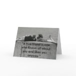 A True Friend Greeting Cards