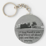 A True Friend Keychain