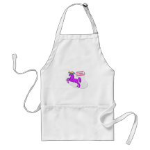 A unicorn wearing a sombrero apron