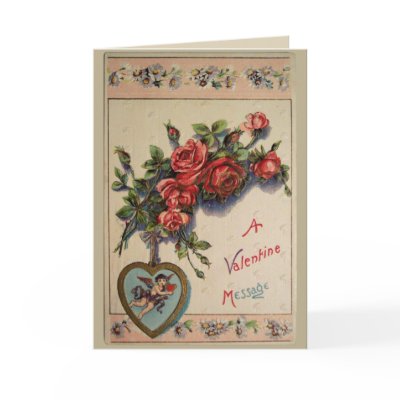 A Valentine Message Greeting Card by vintageamerican