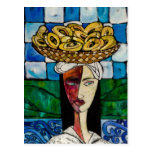 A vendedora de Chipas Postcard