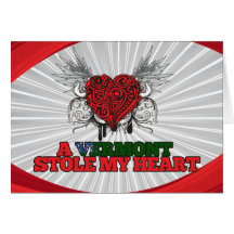 A Vermont Stole my Heart Card