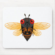 A very cute 17 year cicada mousepad