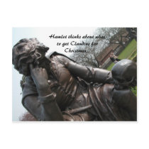 a very hamlet christmas postcard
