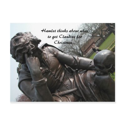 a very hamlet christmas postcard by Eclectic_Liz