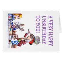 A Very Happy Unbirthday To You Greeting Card