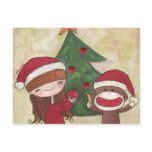 A Very Merry Christmas Postcard