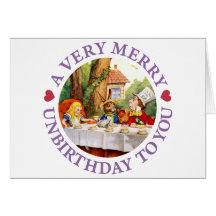 A VERY MERRY UNBIRTHDAY TO YOU CARDS