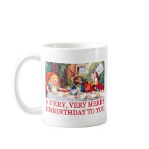 A VERY, VERY MERRY UNBIRTHDAY TO YOU! COFFEE MUG
