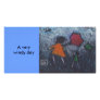 A VERY WINDY DAY PHOTO GREETING CARD