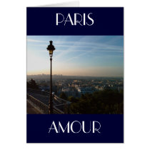 A View of Paris Greeting Cards