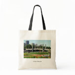 A view of the city canvas bag