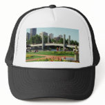 A view of the city mesh hats