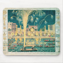 A View of the Fireworks and Illuminations Mousepads